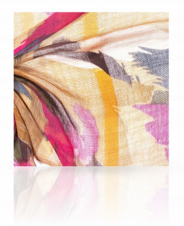 Палантин Женский ZW-BRUSHP/BLUE.RED